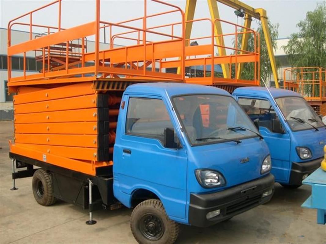 Truck mounted lift platform 500kg with CE standard