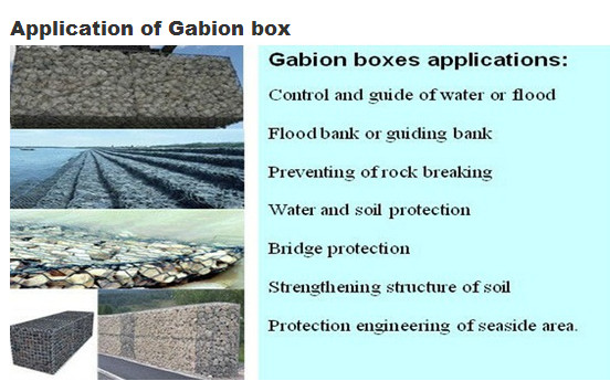 2X1X1m Hexagonal PVC Coated Gabion Gabions Box