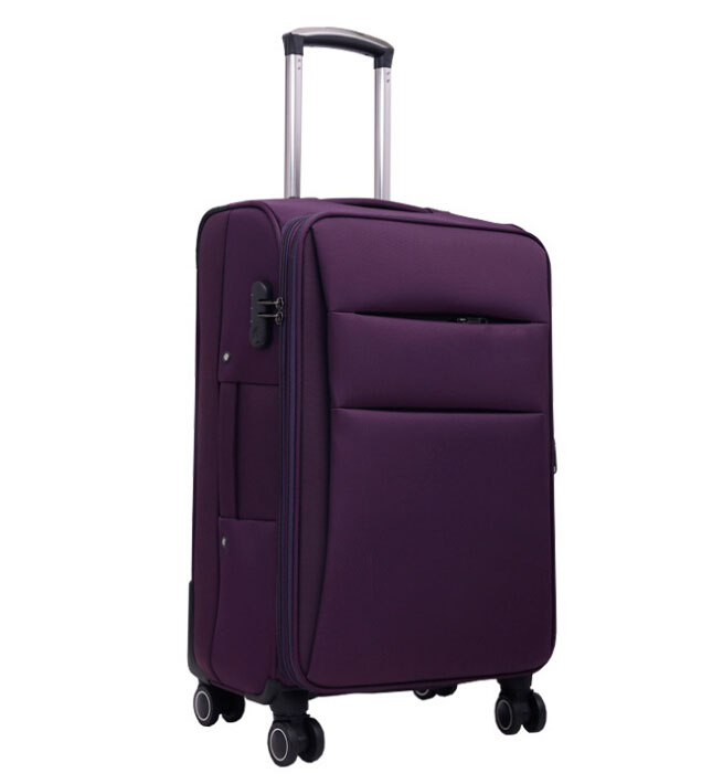 Fashion polyester trolley bag luggage with big capacity