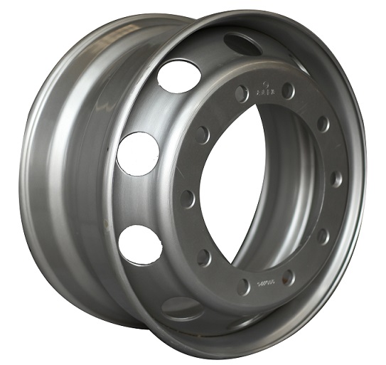 225x825 Silver Tubeless Steel Wheel Rim for Trailer