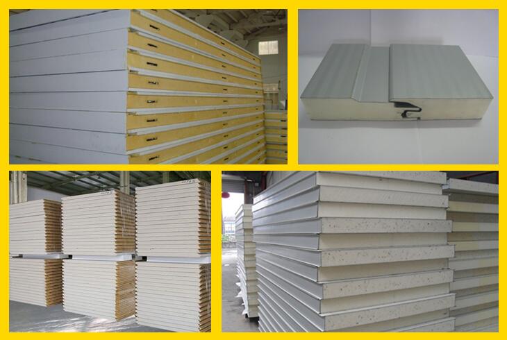 PU sandwich panel for clean room