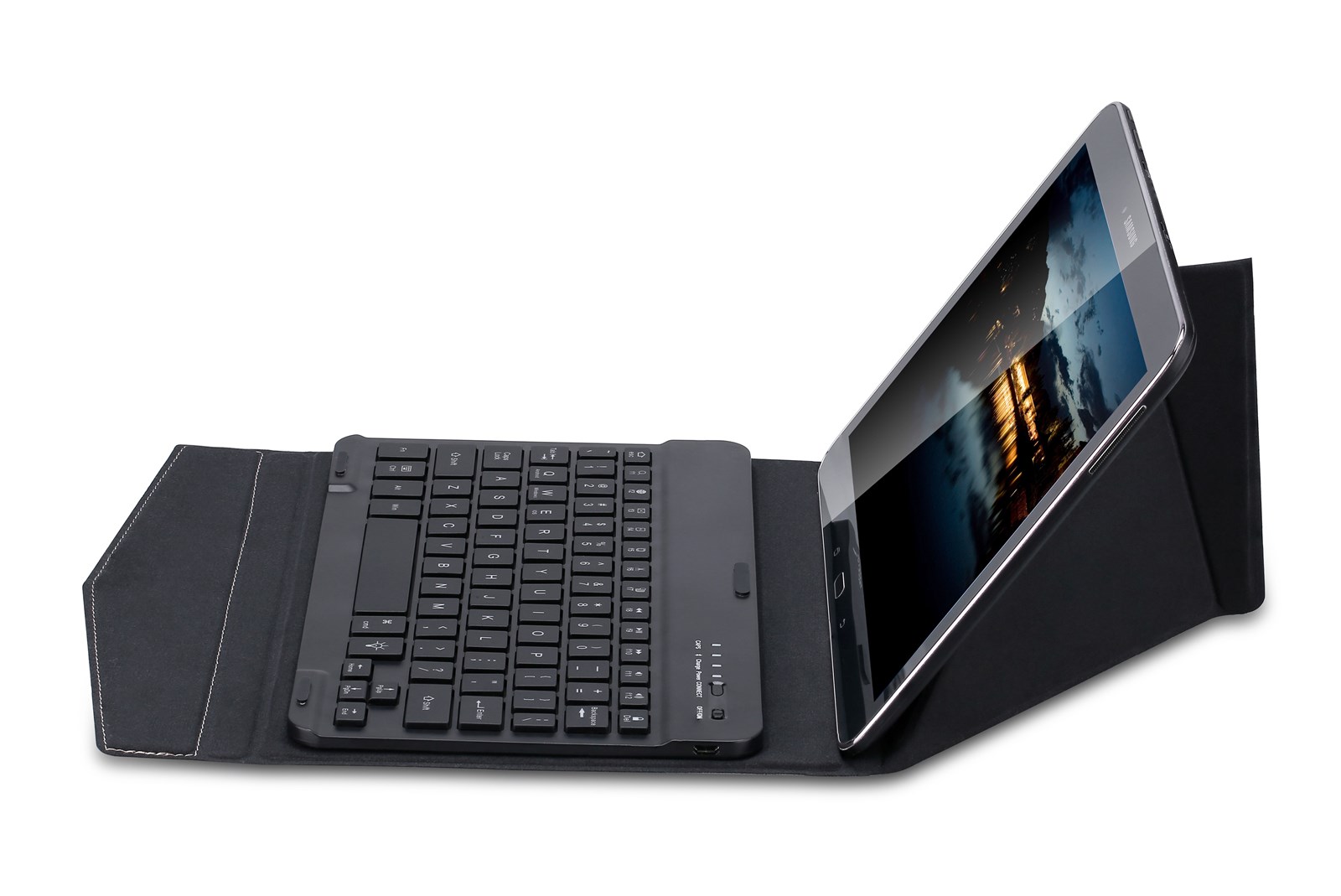 removable bluetooth keyboard with leather case for universal 78tablets