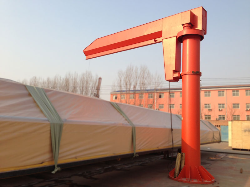 500kg jib column crane for lifting material steel factory