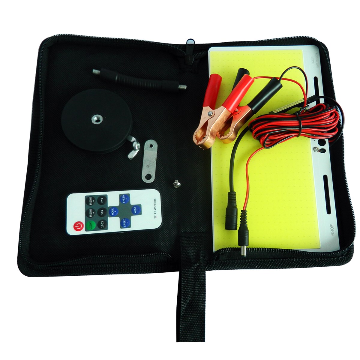 110W Outdoor Lantern Portable Flood Light Lamp LED 12V Camping Hiking Torch remote control