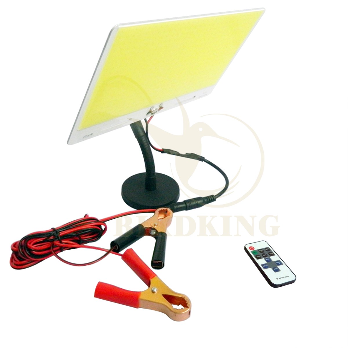 110W Outdoor Lantern Portable Flood Light Lamp LED 12V Camping Hiking Torch remote control