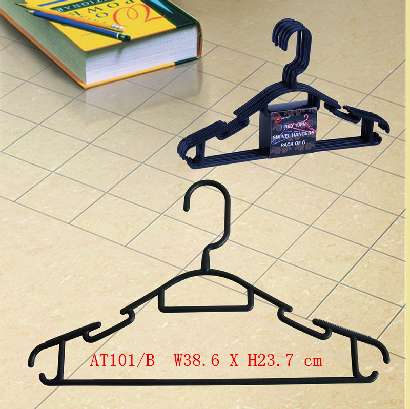 Drying clothes hanger with plastic hangers design from Chinese factory