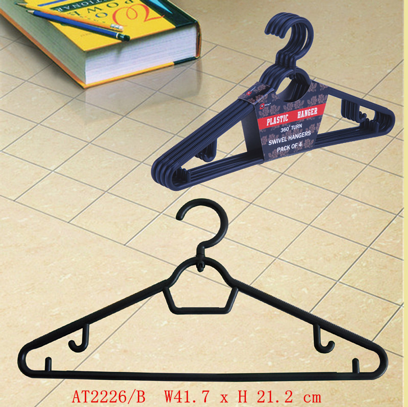 Drying clothes hanger with plastic hangers design from Chinese factory