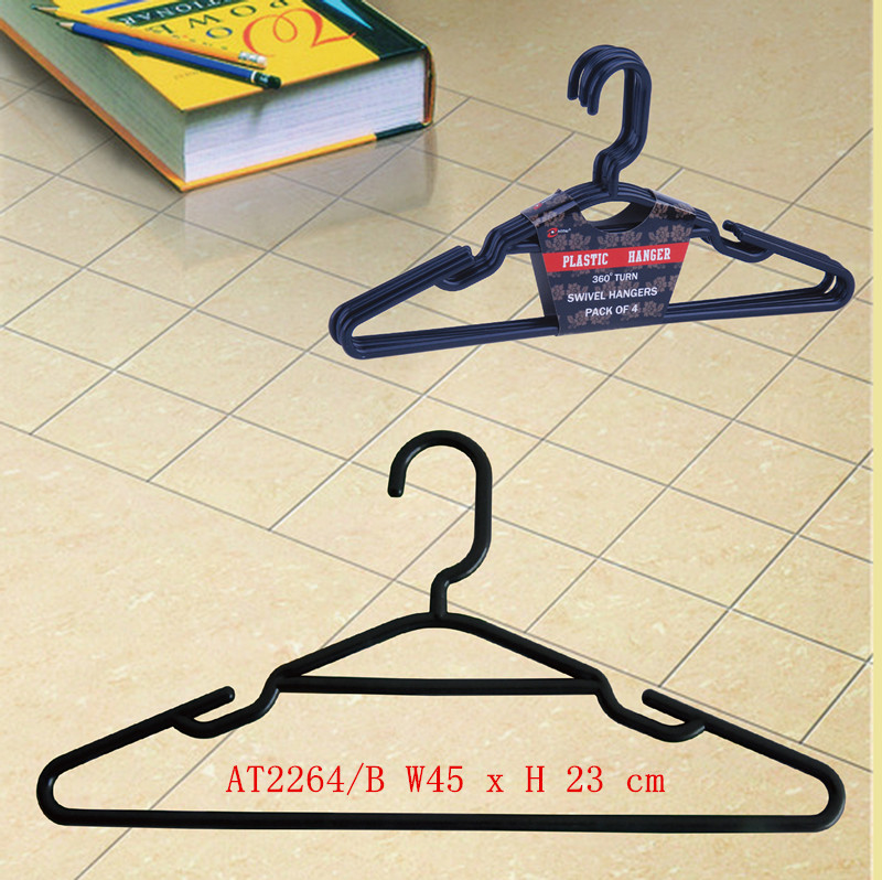 Drying clothes hanger with plastic hangers design from Chinese factory