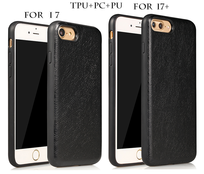 For iphone 77Plus Ultra Thin Soft TPU With Antiscratch PC Material Case Newest Leather Series
