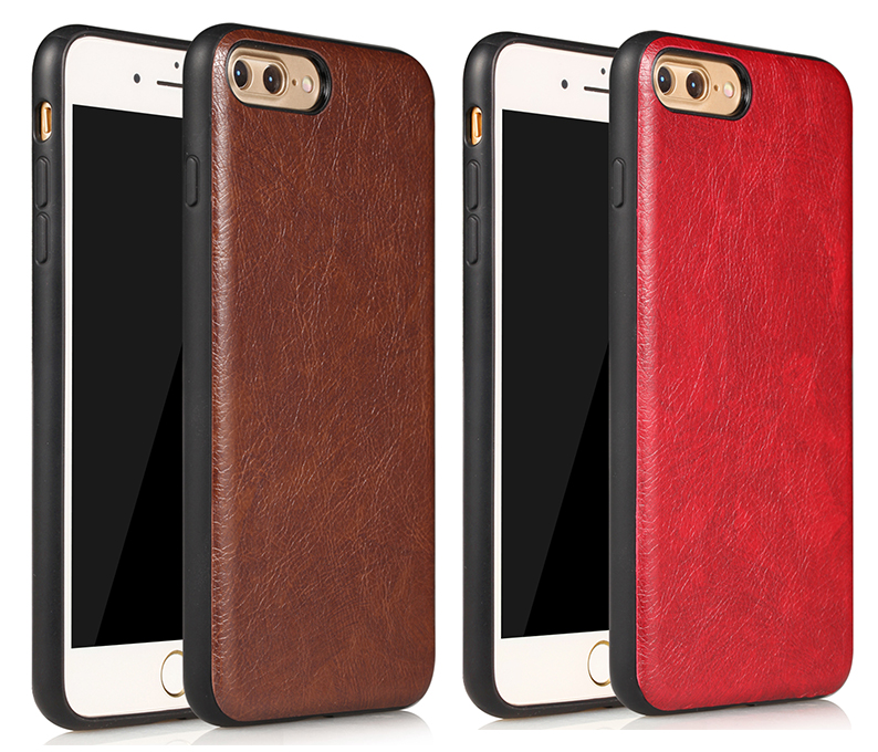 For iphone 77Plus Ultra Thin Soft TPU With Antiscratch PC Material Case Newest Leather Series