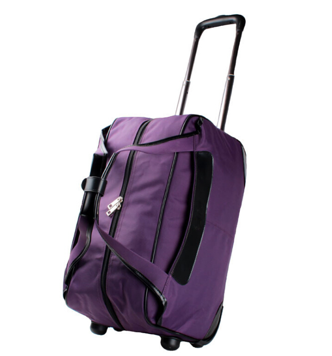 Promotional 600D polyester travel trolley bag