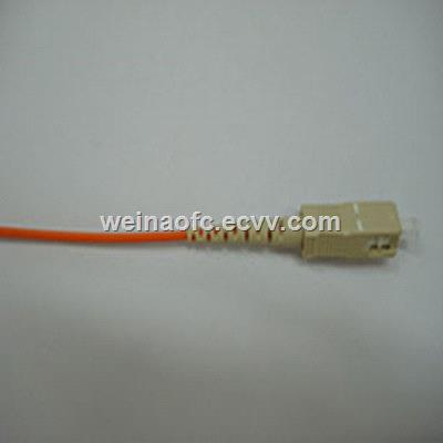 Fiber Optical Pigtail SCPC Multimode Orange Jacket