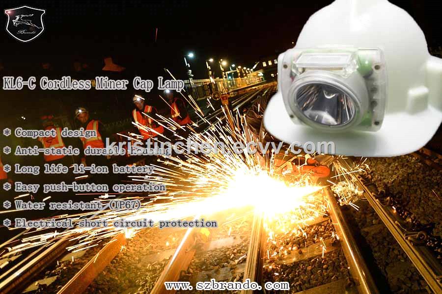 13000lux powerful mining lamp with LCD underground caplamp