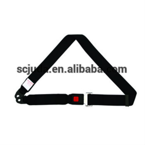 2points BUS lap safety belt beige push button buckles