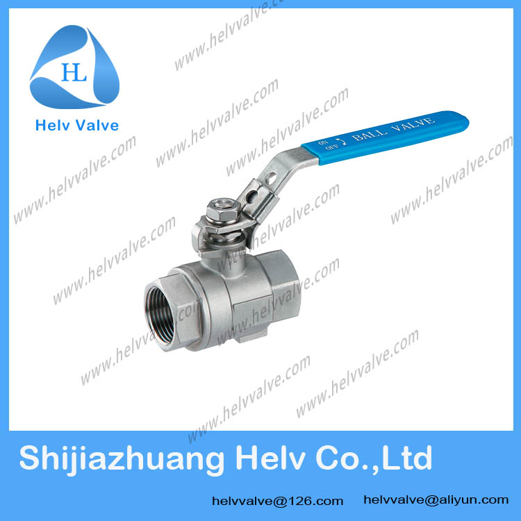 Ball valve screw thread cast iron carbon steel and stainless steel