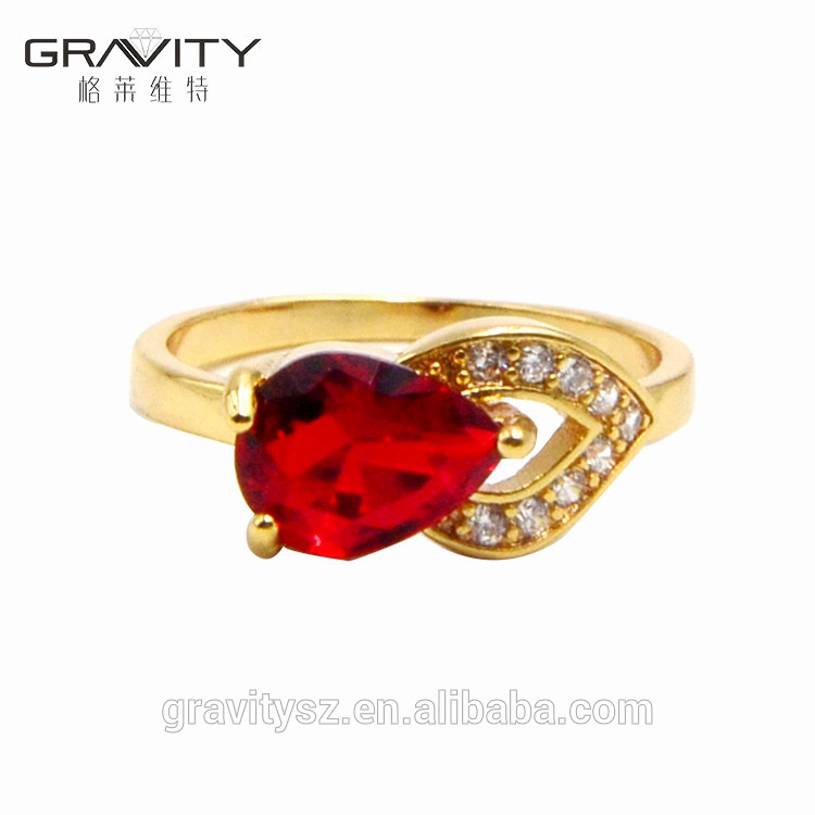 Fashion Luxury red ruby jewelry set for weeding