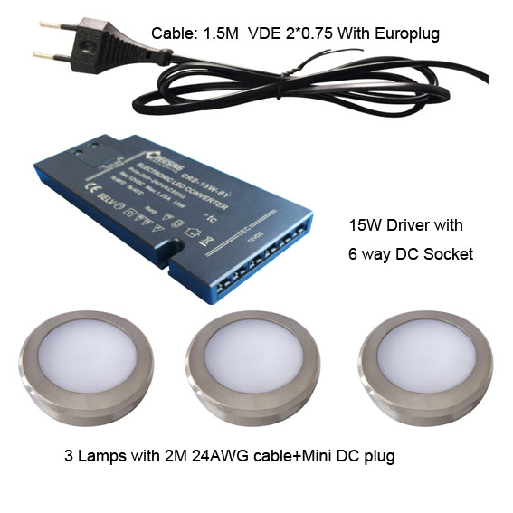 Ultra Thin 12V LED Driver Transformers LED Power Supply 15W for Cabinet Light
