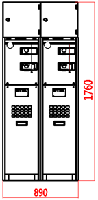 SER112 MV Ecofriendly Gasinsulated Switchgear Ring Main Unit