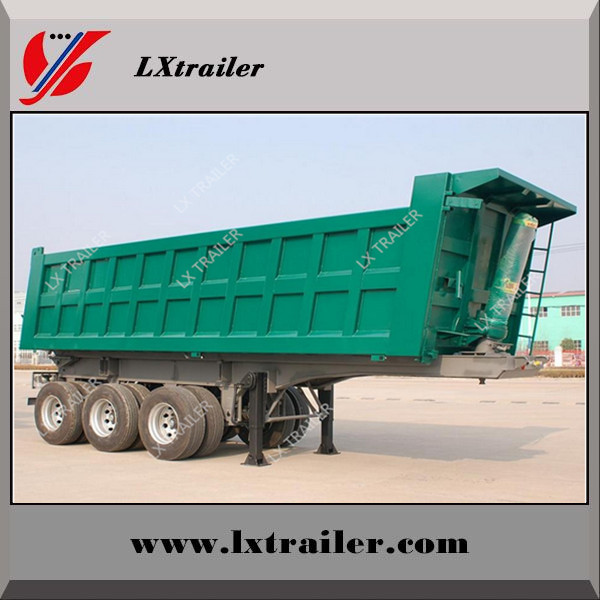 3 axles tipper side dump semi trailer for heavy duty transporation