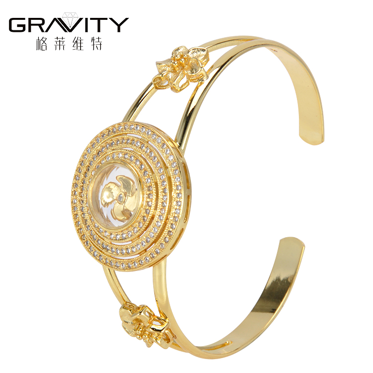 SHZH014 Gravity 18k Gold Jewelry Fashion Women Bangles And Bracelets