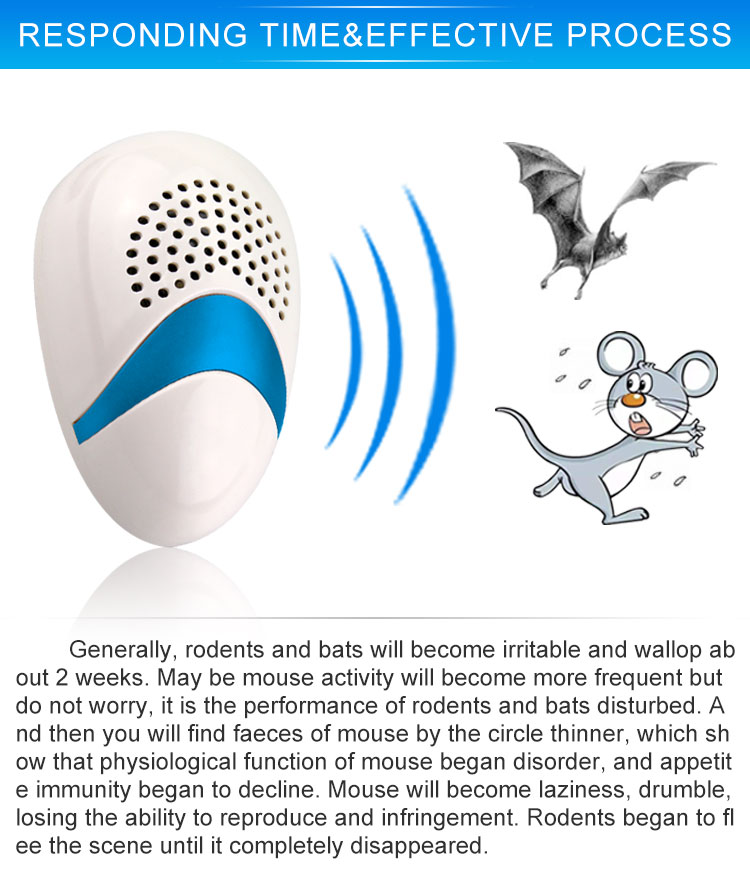 2017 New Style Electronic Ultrasonic Mice Mosquitoes And Rat Repeller