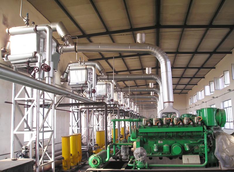 Generator Set Flue Gas Waste Heat Recovery Boiler for Corking Plant