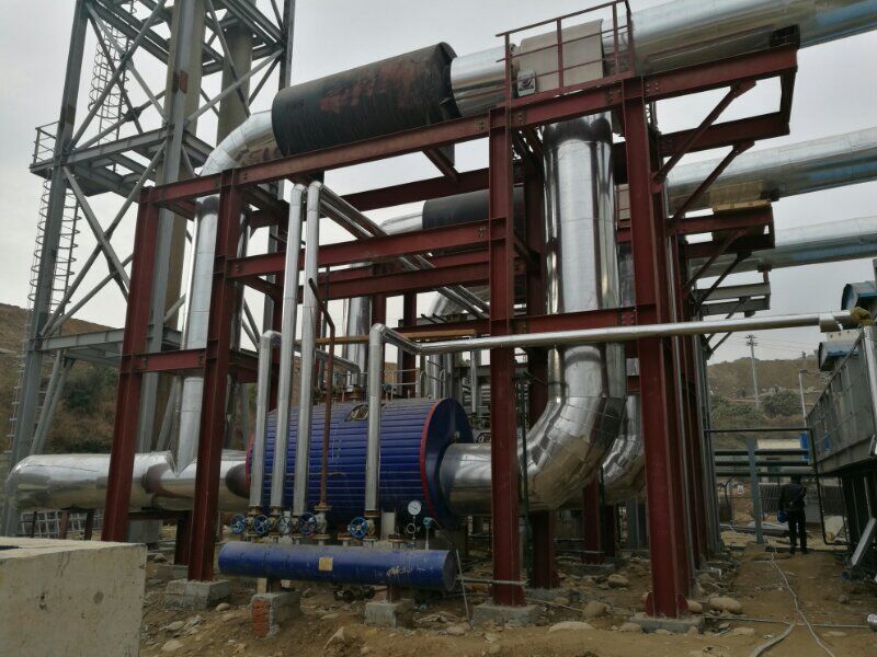 5000KW15000KW HFO Generator Set Waste Heat Boiler Steam Boiler for Power generating