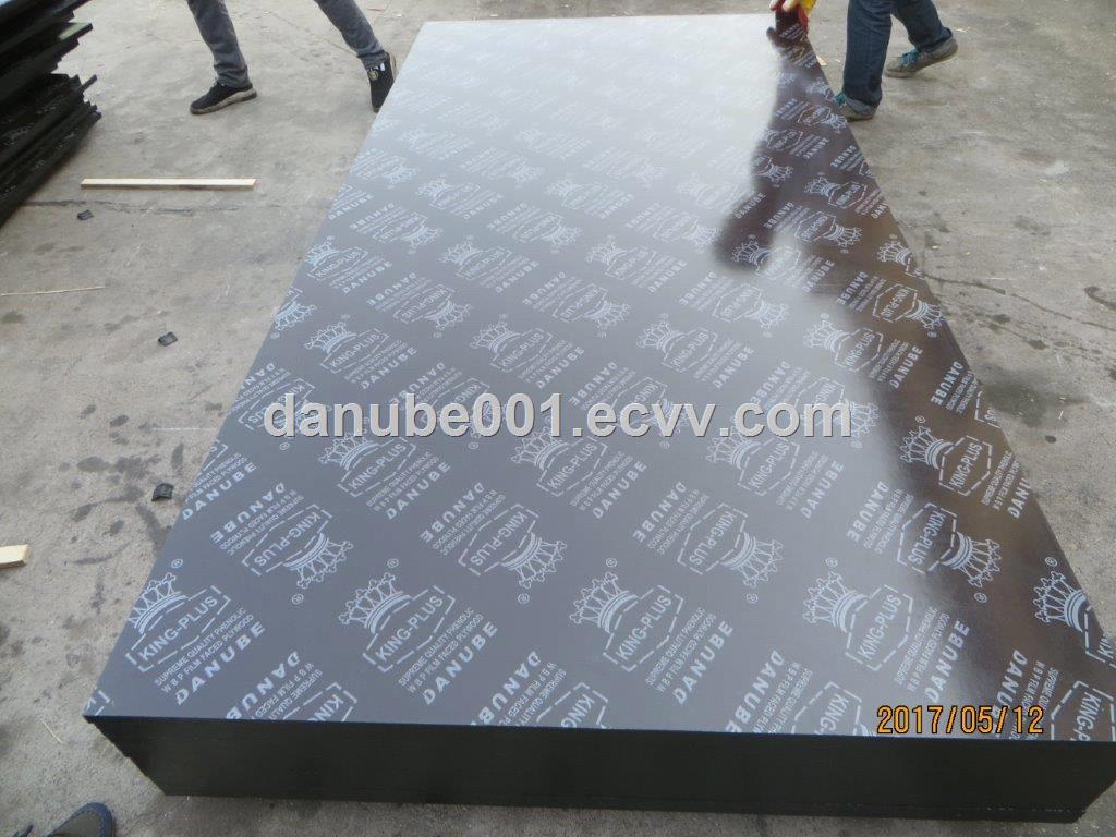 12mm15mm18mm21mm25mm30mm KINGPLUS FILM FACED PLYWOOD Top quality Brown film faced plywood