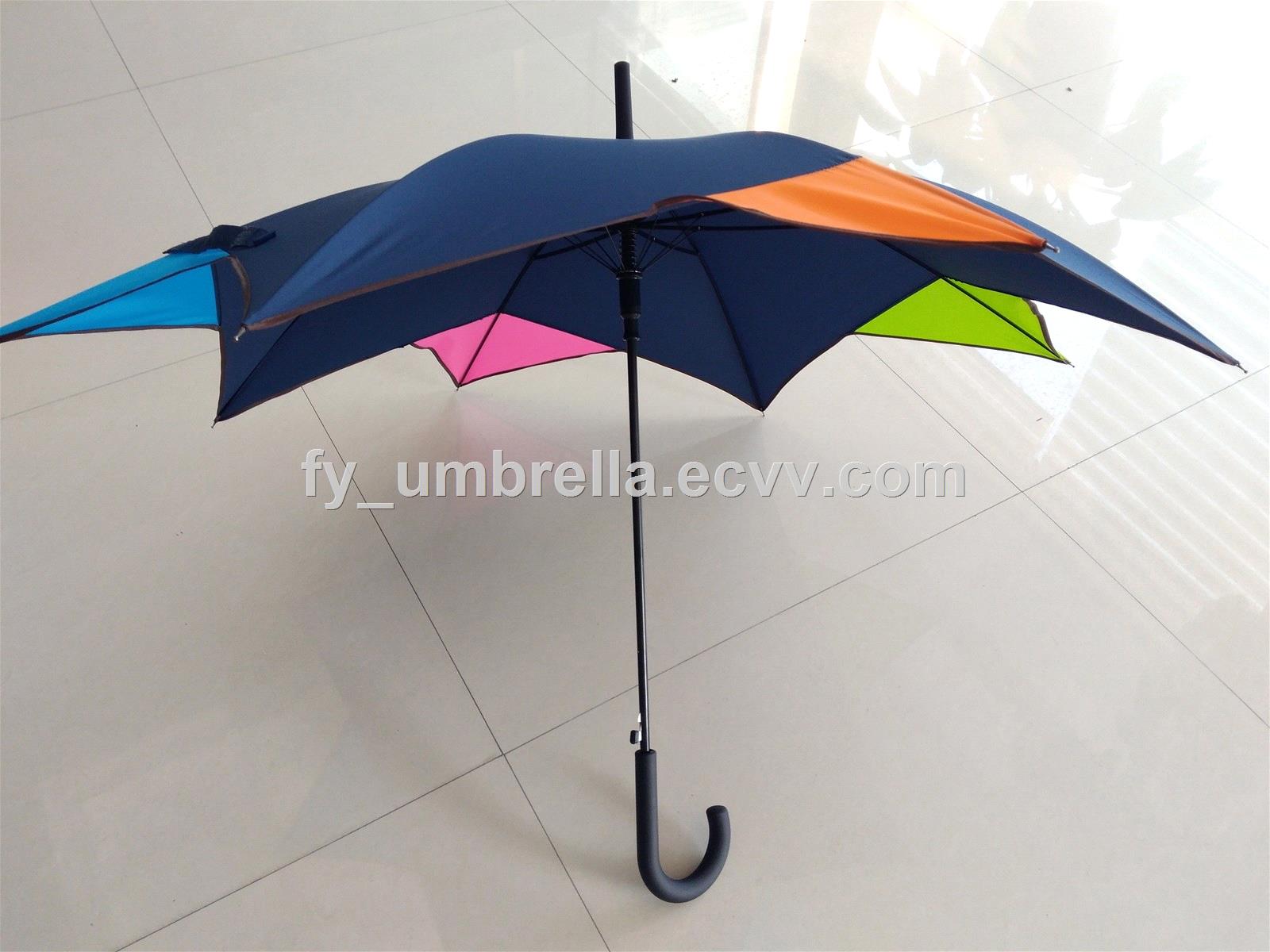 Auto open straight Maple umbrella