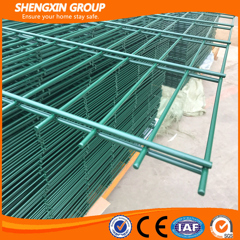 2D Twin Wire Welded Security Powder Coated Galvanized Double Wire Fence Panel