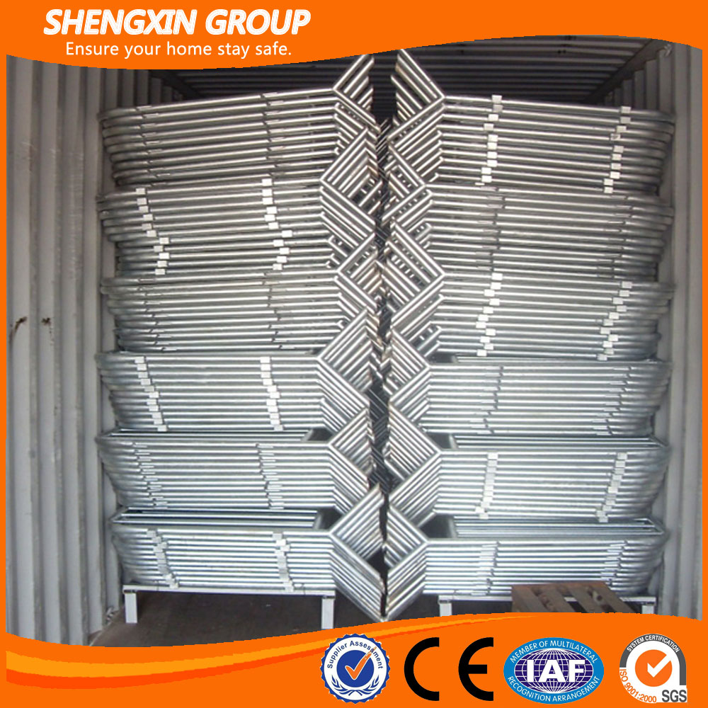Portable Galvanized Steel Traffic Crowd Control Barrier for Road