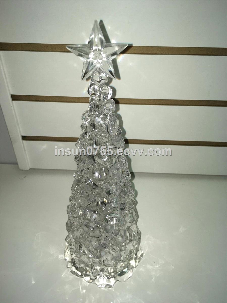 12inch LED Christmas Tree light with fivepointed starseven colors lamp