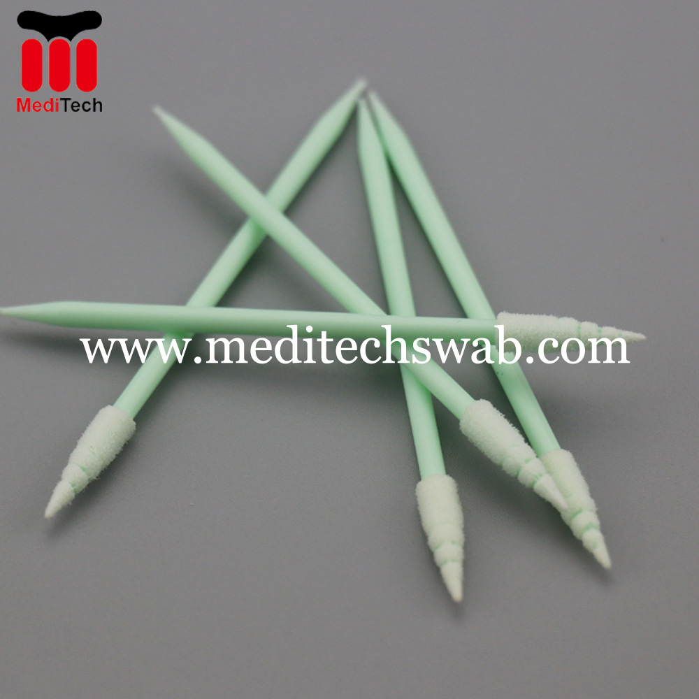 ANTISTATIC SHARP TIP HEAD CLEANROOM FOAM SWAB