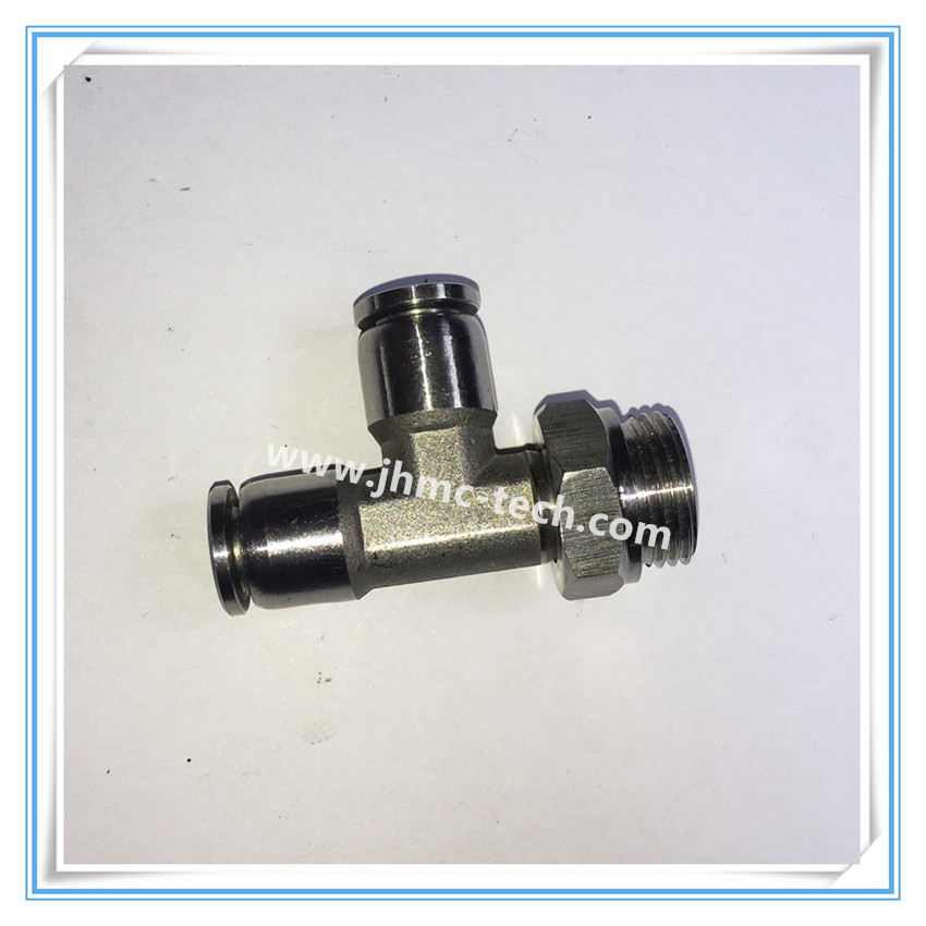 Stainless Steel Tee Male Pneumatic fittings