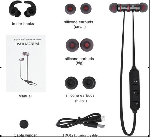 Wireless Sport Bluetooth earphone Sports Running Earphone Handsfree InEar