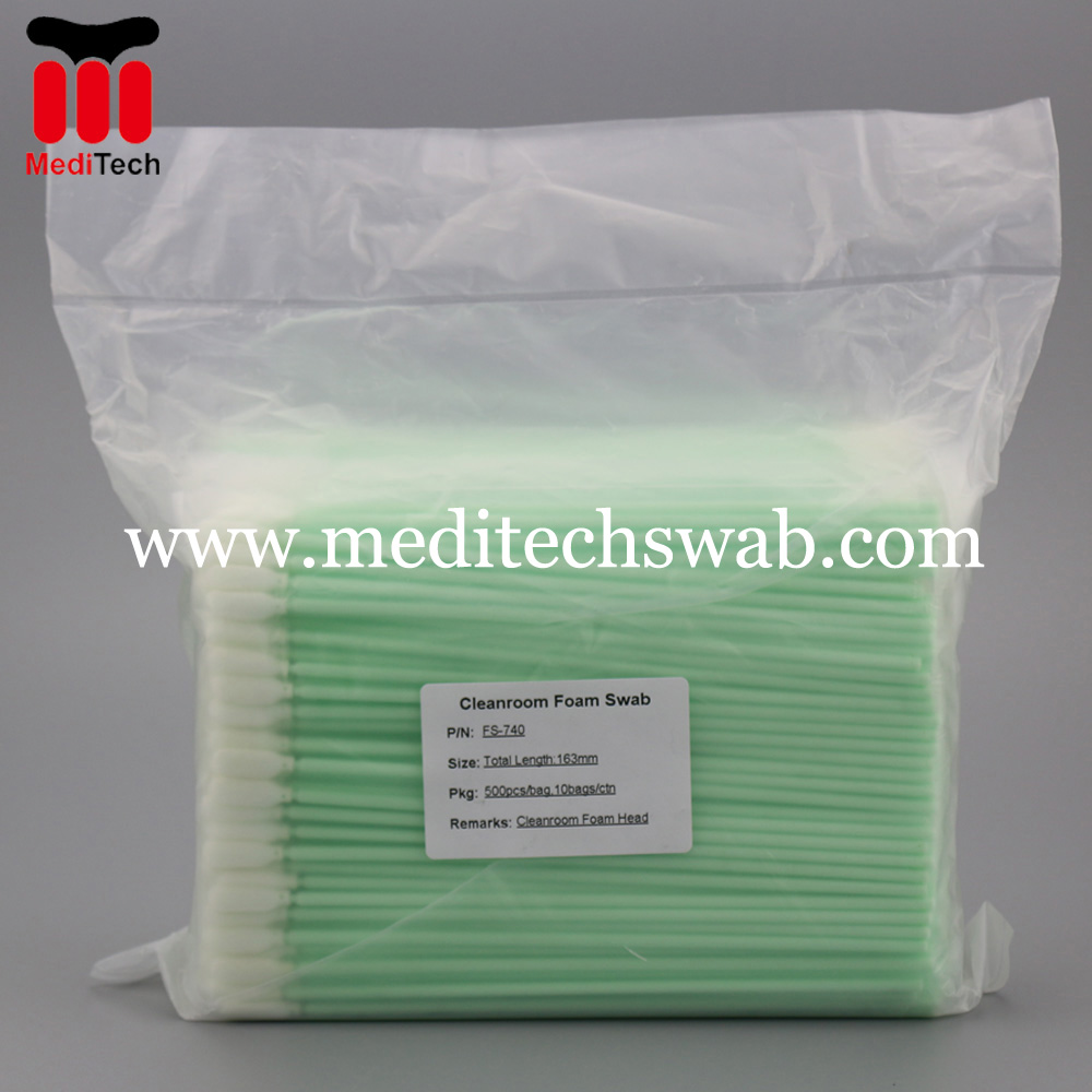 High Demand Long Handle Foam Cleaning Swabs