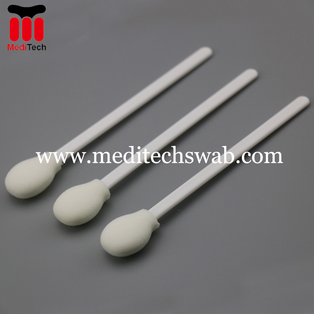Hot Selling Round Head Foam Cleaning Swabs