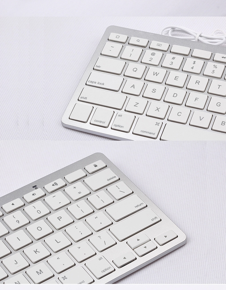 MFI lightning wired keyboard for IOS devices