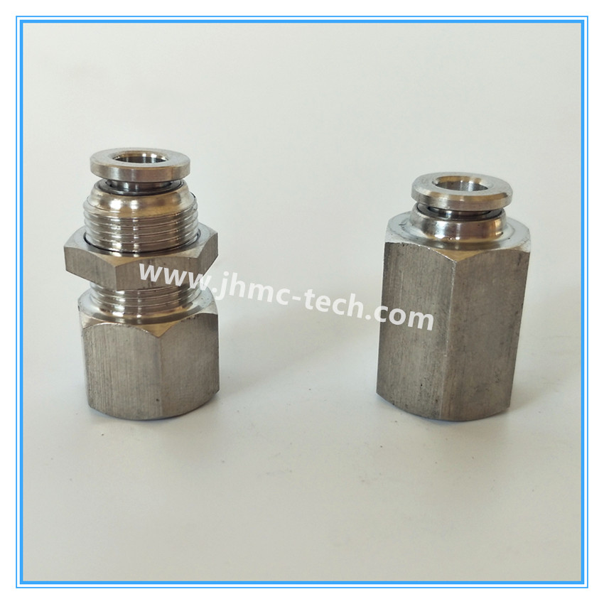Stainless Steel Straight Female Connector
