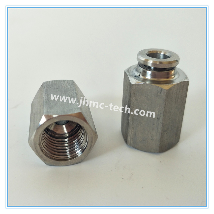 Stainless Steel Straight Female Connector