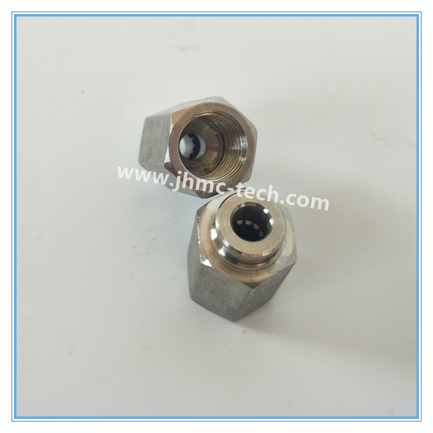 Stainless Steel Straight Female Connector