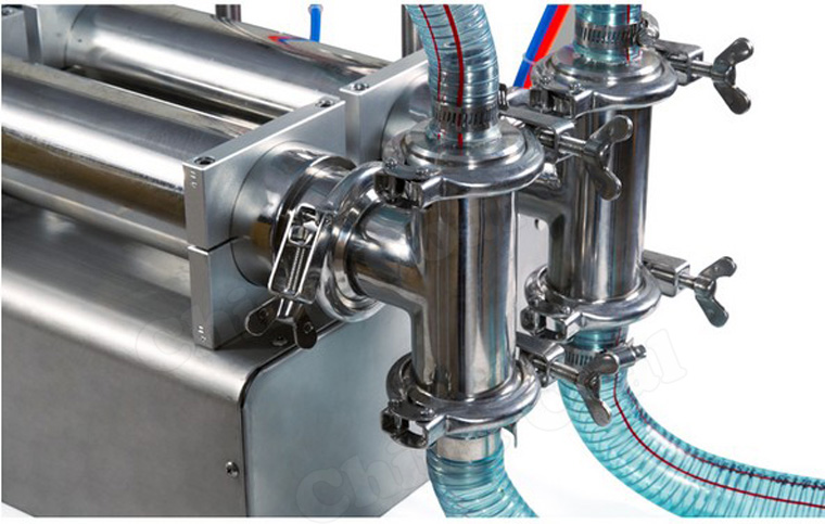 2017 New Pruducts SemiAutomatic Two Nozzle Piston Pneumatic laundry washing Liquid filling machine