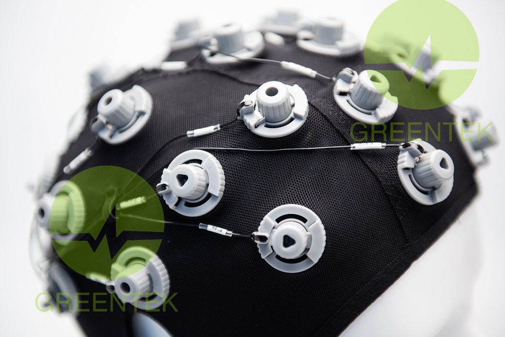 Greentek GelfreeS EEG Recording Head Cap Sponge EEG Electrode Cap Greentek GelfreeS EEG Recording Head Cap Sponge EEG Electrode Cap