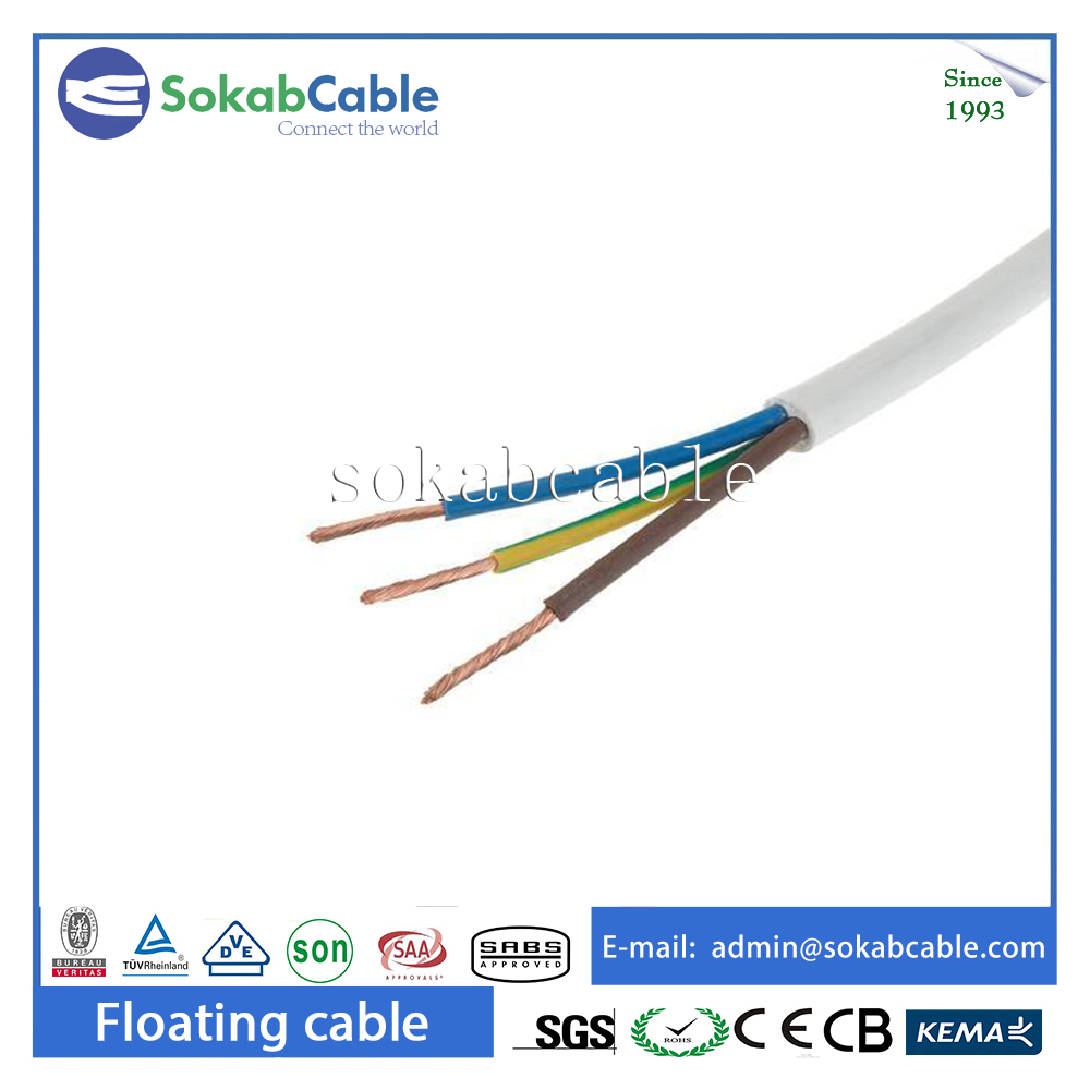 PVC insulated and sheathed multicore electrical wire