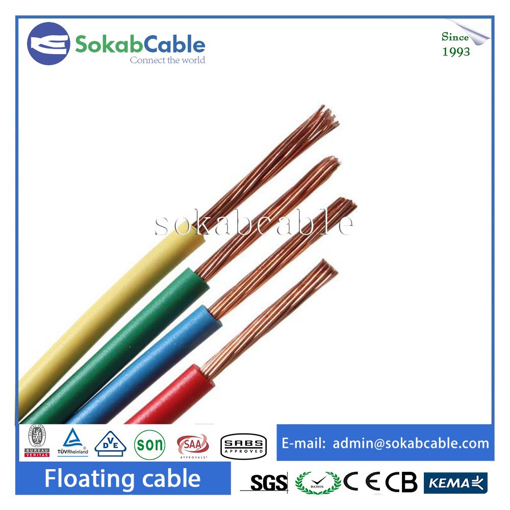 Strand copper conductor PVC insulated electrical wire