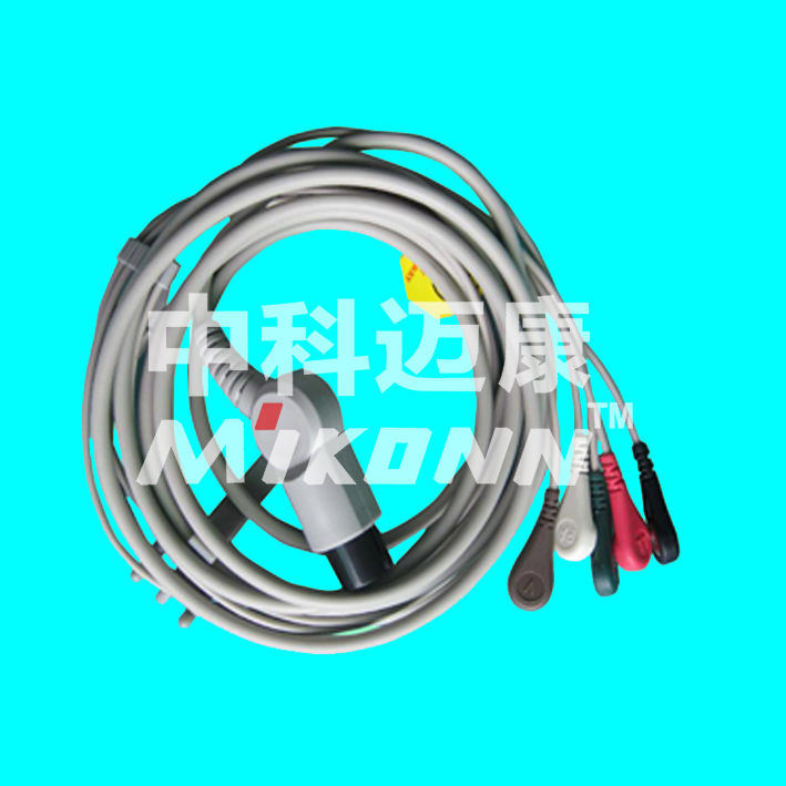 General 6 Pins ECG Cable