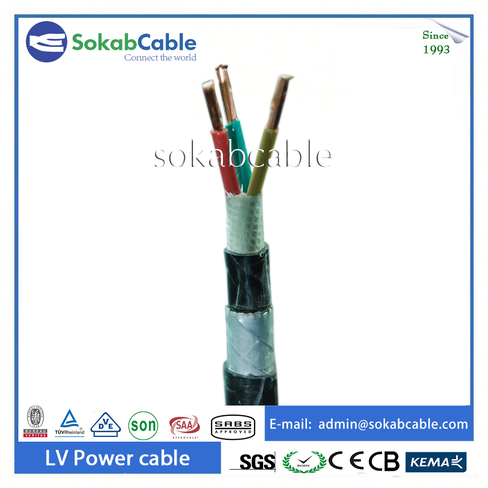 low voltage steel tape armored power cable