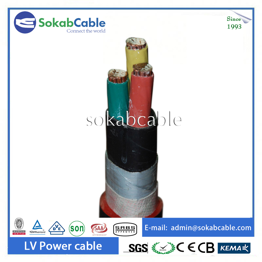 low voltage steel tape armored power cable