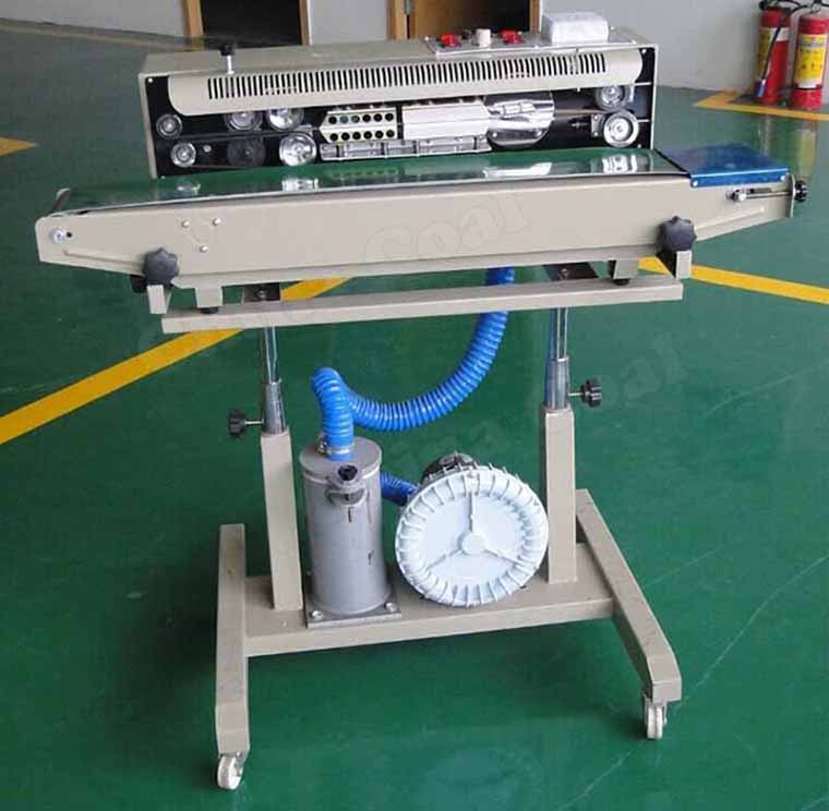 Hot Deals DBF1000 Continuous Cellophane Band Sealer with Nitrogen Flushing