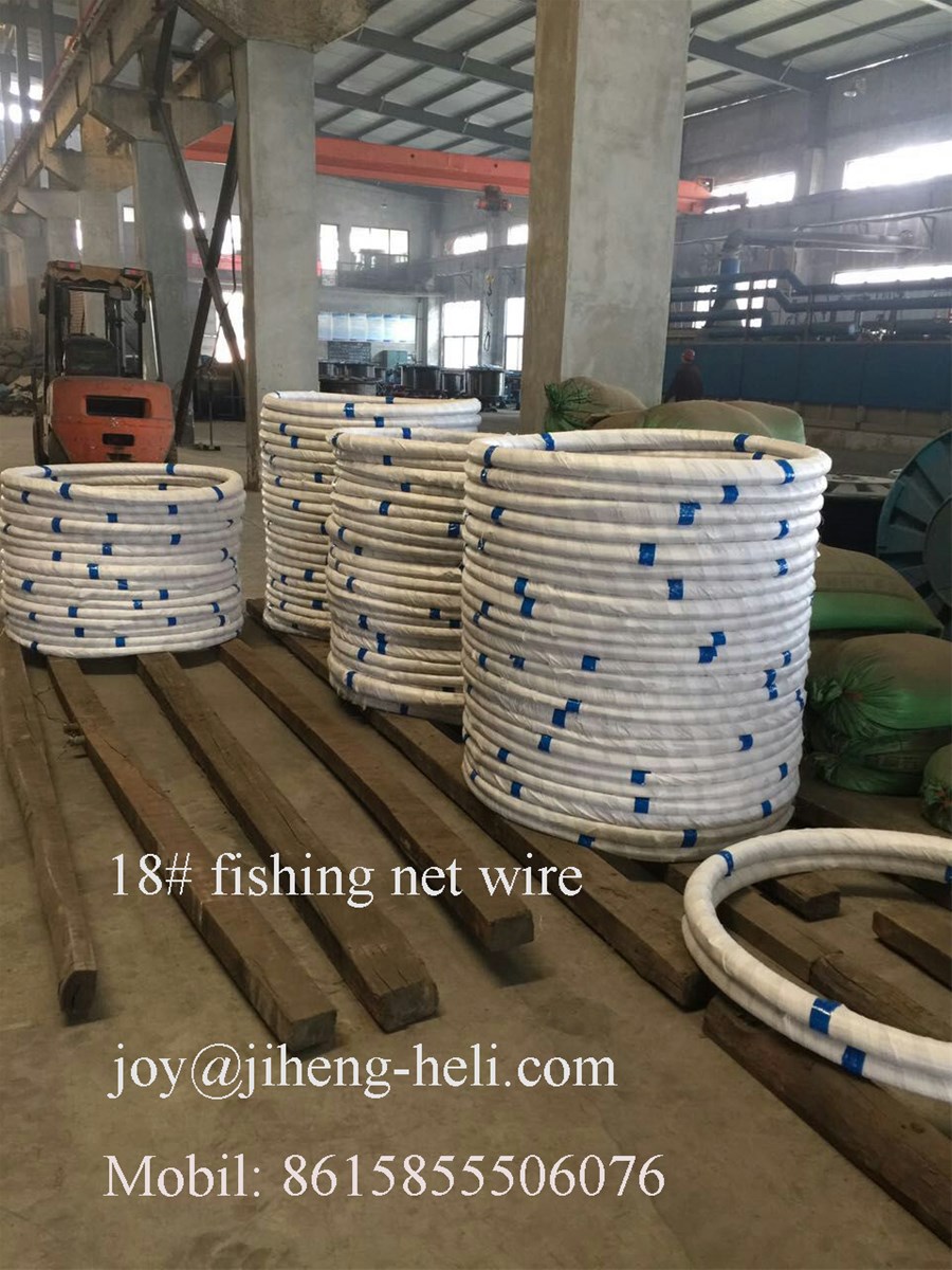 Galvanized Steel Wire for Fishing Net118mm 106mm